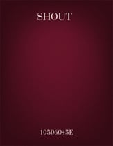 Shout SATB choral sheet music cover